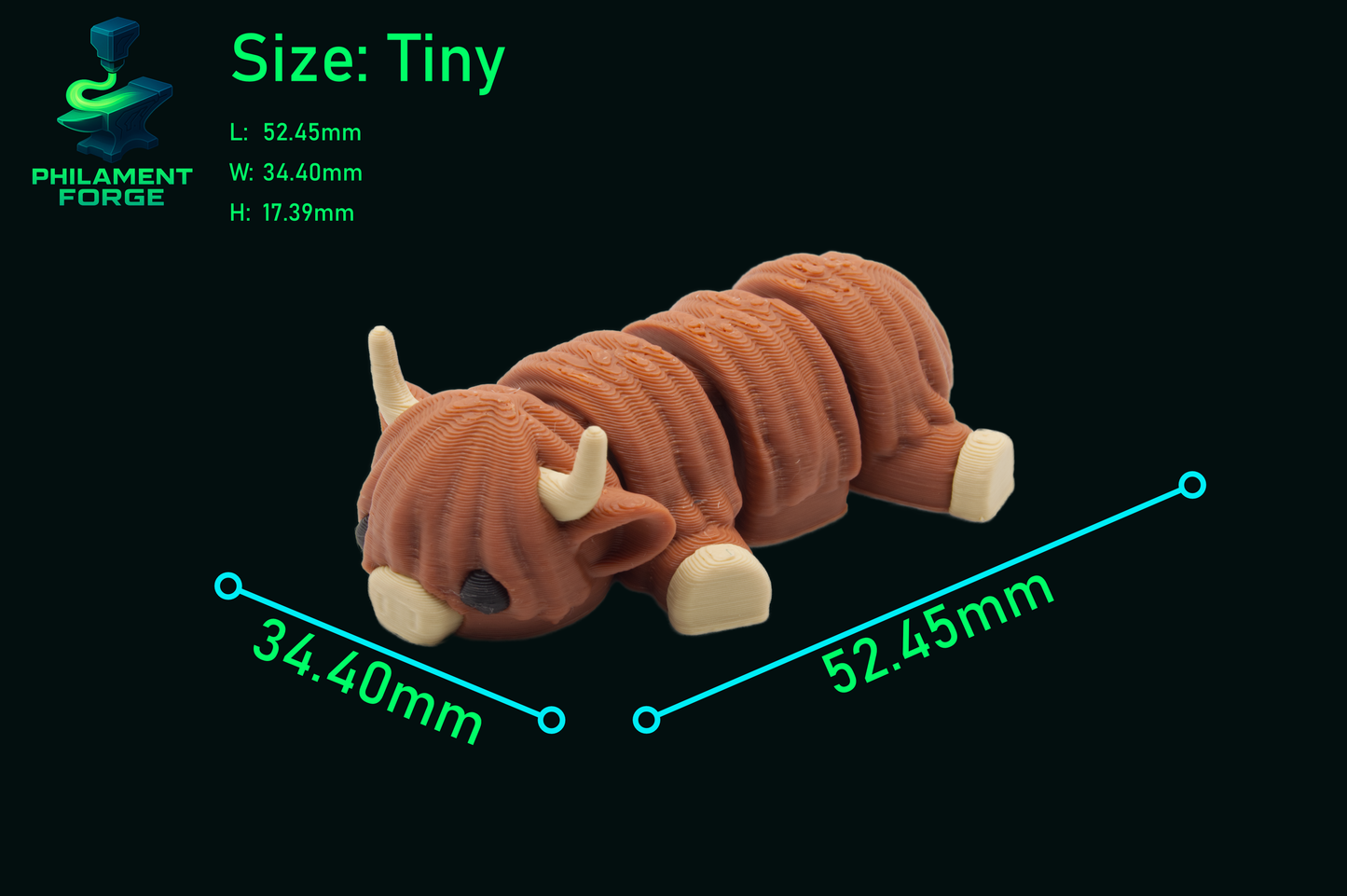 Cute Baby Cow (Highland)